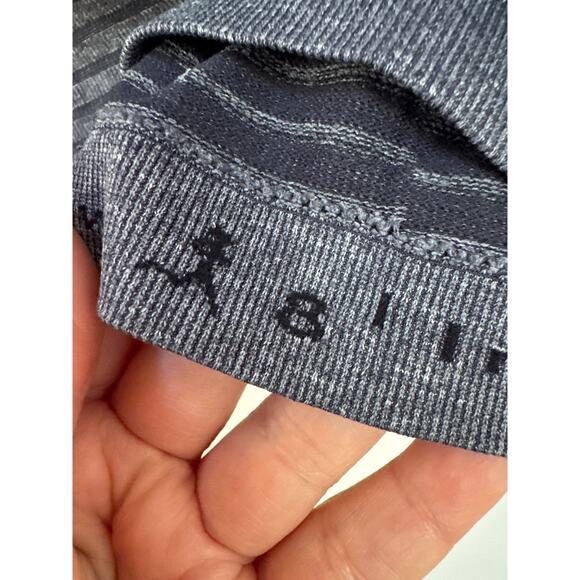 Lululemon Swiftly Tech Long Sleeve Shirt Top Blue Stripe Running Workout Gym 8 - Picture 3 of 6